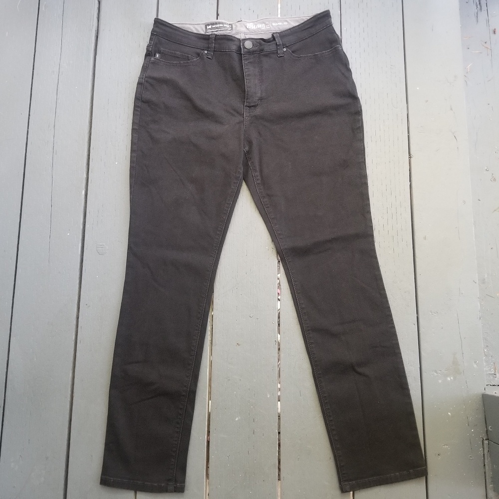 Lee Midrise Skinny Leg Dream Soft Jean Black Denim